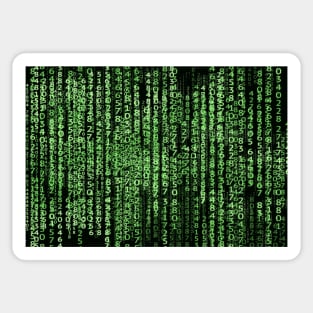 Matrix pattern Sticker